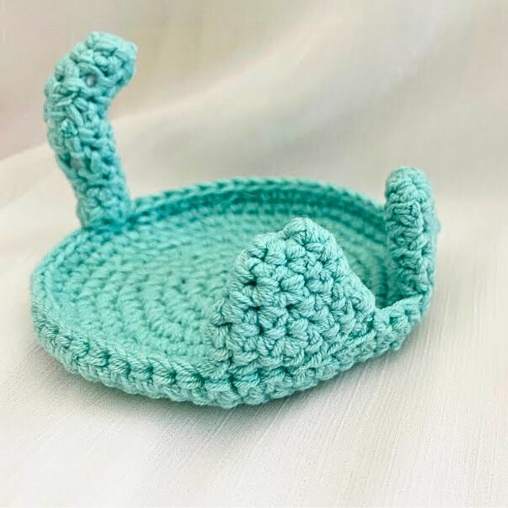 Charming & Simple Crochet Cat Coaster Pattern