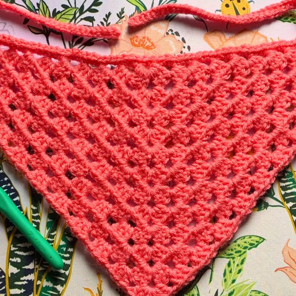 Stylish & Beautiful Crochet Bandana Pattern