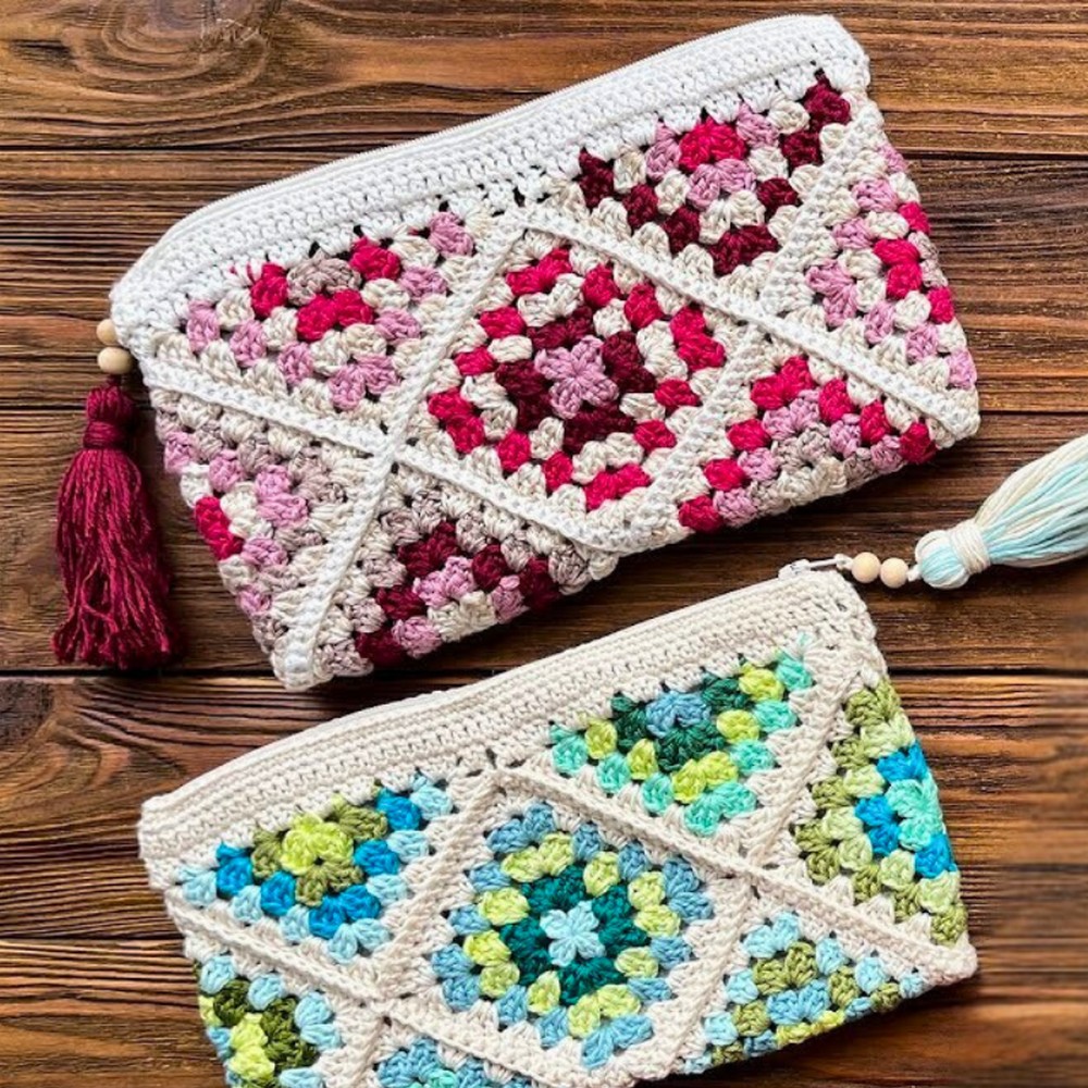 Create a Stylish Crochet Purse with Granny Squares