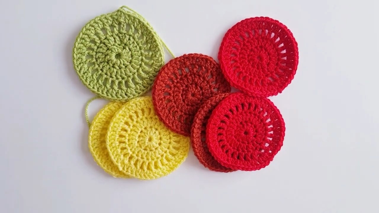 Easy Crochet Tutorial for Stylish Drink Coasters