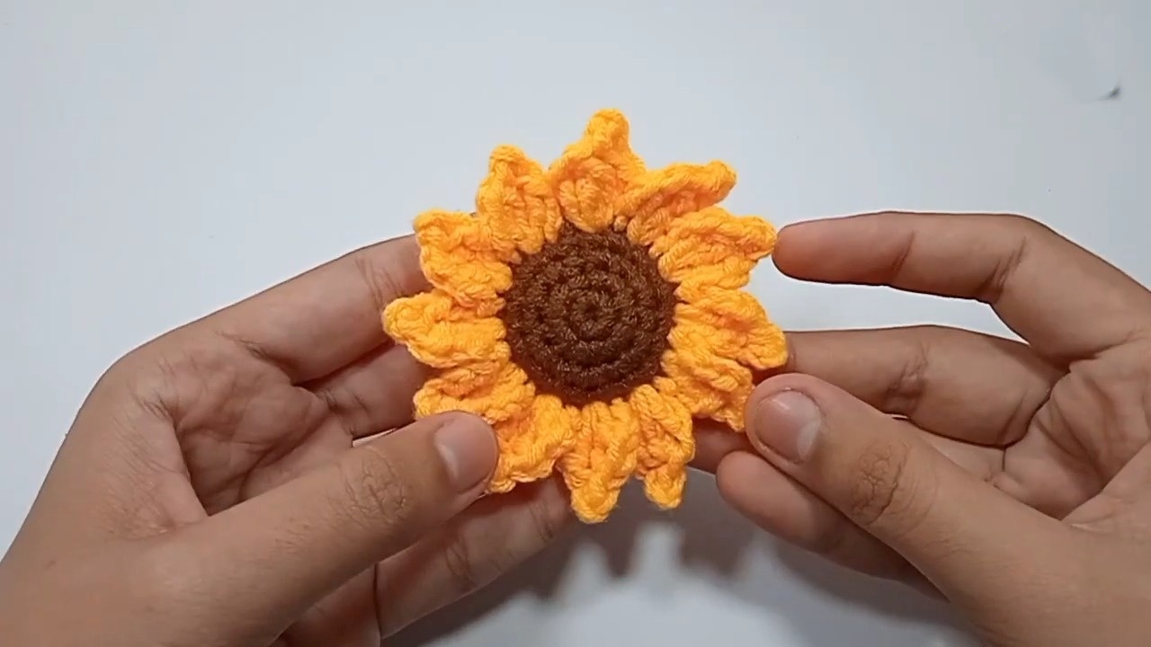 Crochet Sunflower Keychain: A Beginner-Friendly Handmade Project