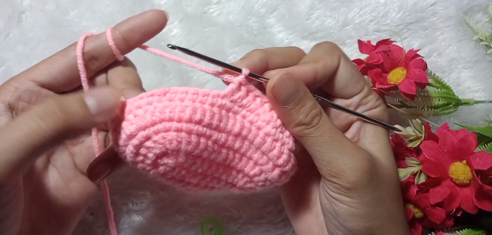 Crochet Bunny Baby Shoes