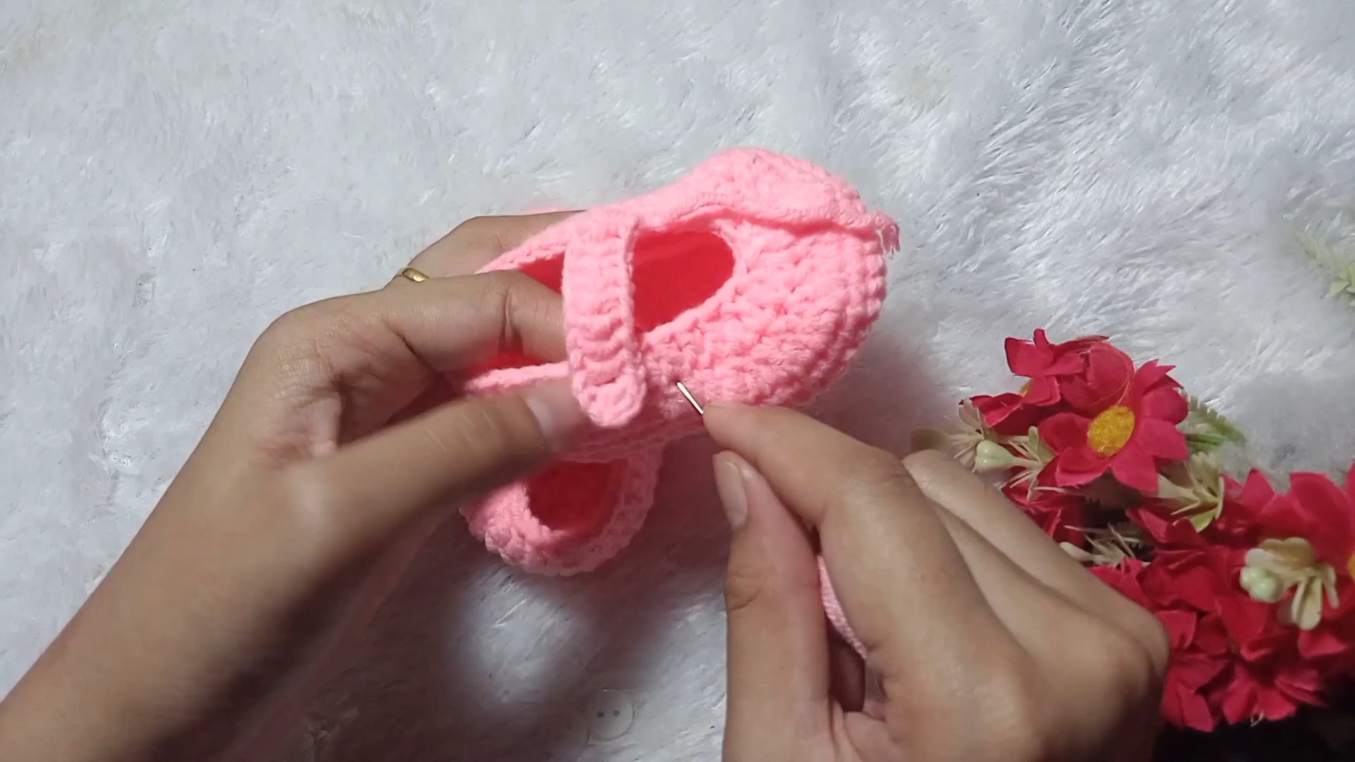 Crochet Bunny Baby Shoes