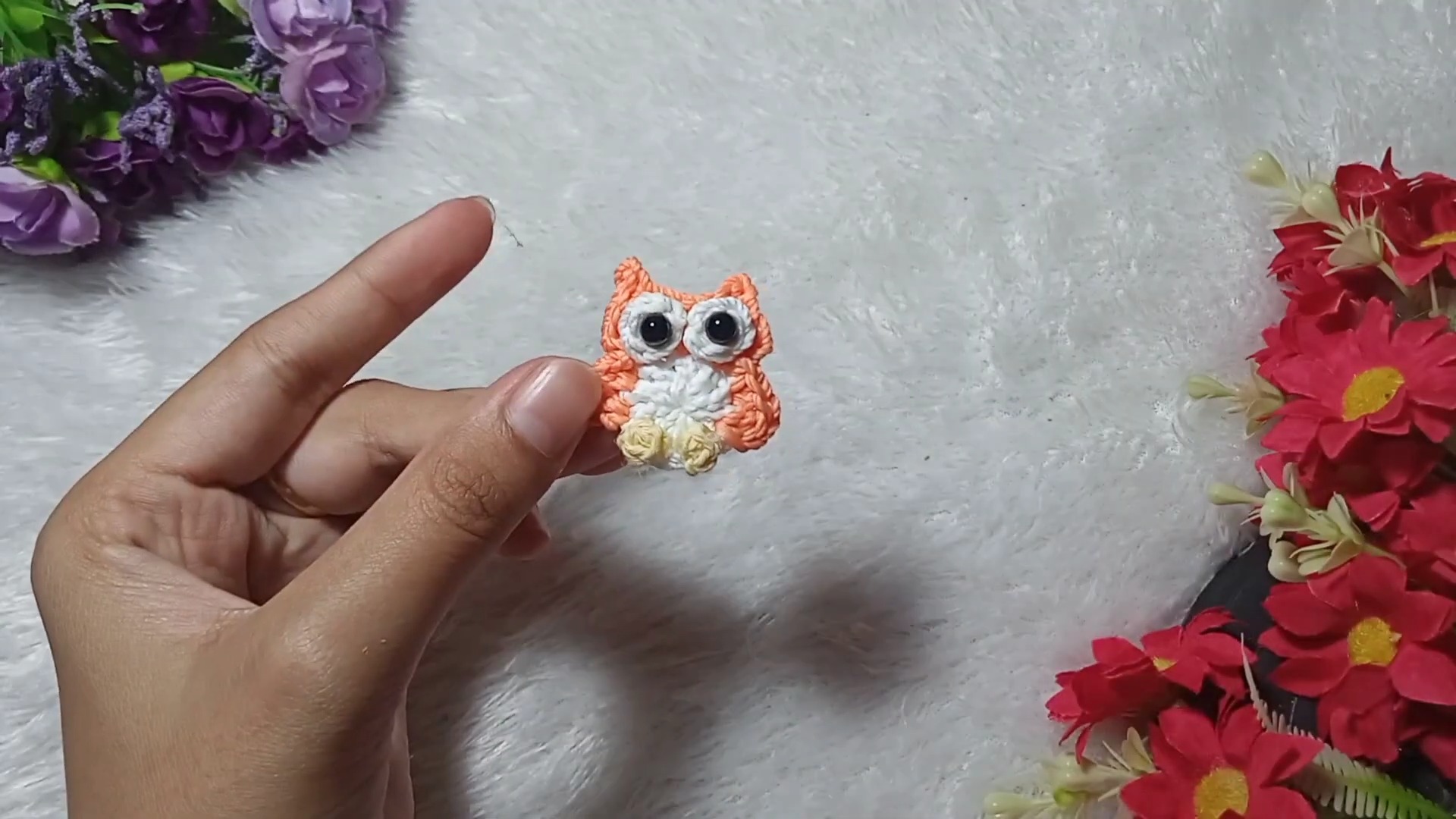 Craft Your Own Adorable Crochet Owl Brooch
