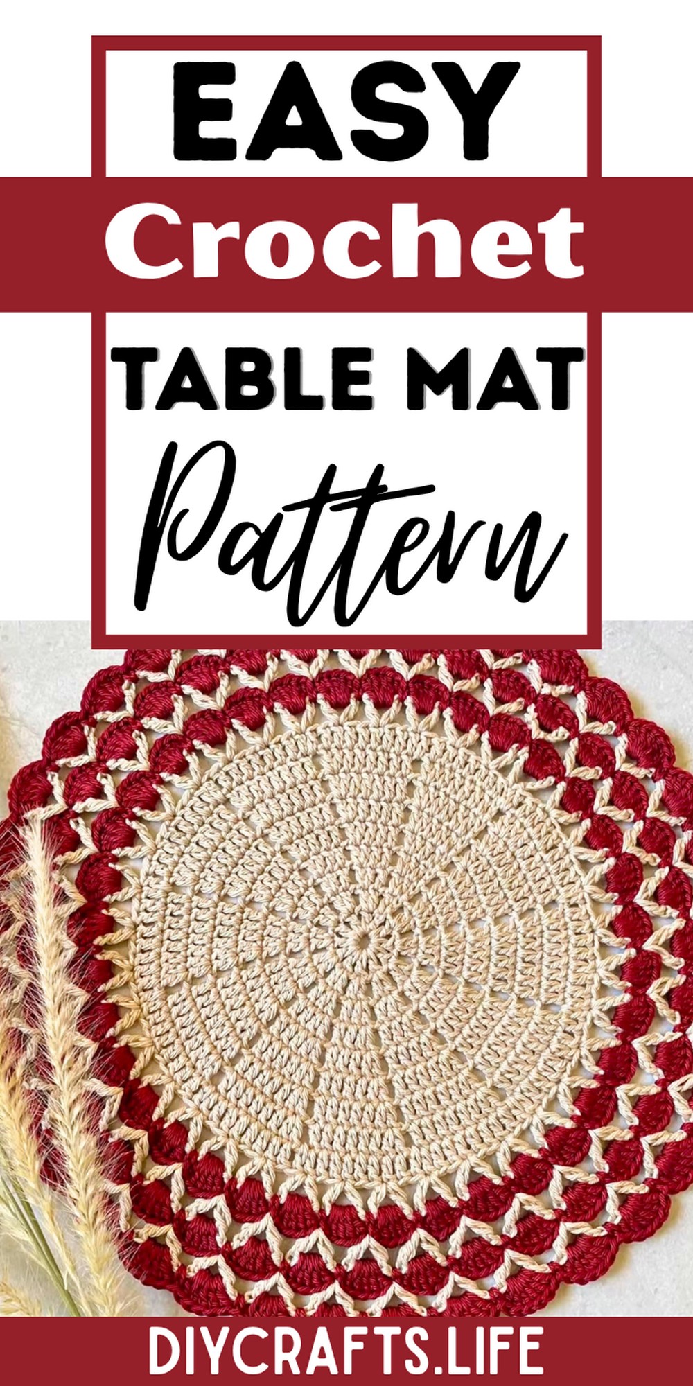 Beautiful Crochet Table Mat Pattern