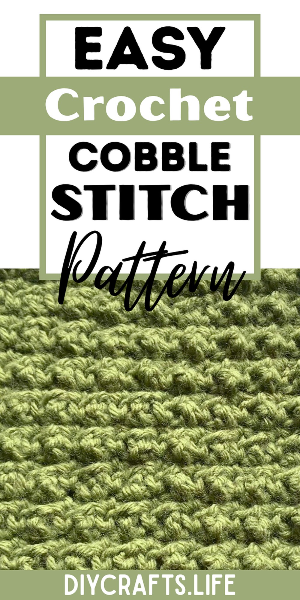 Beginner Guide to Crochet Aligned Cobble Stitch
