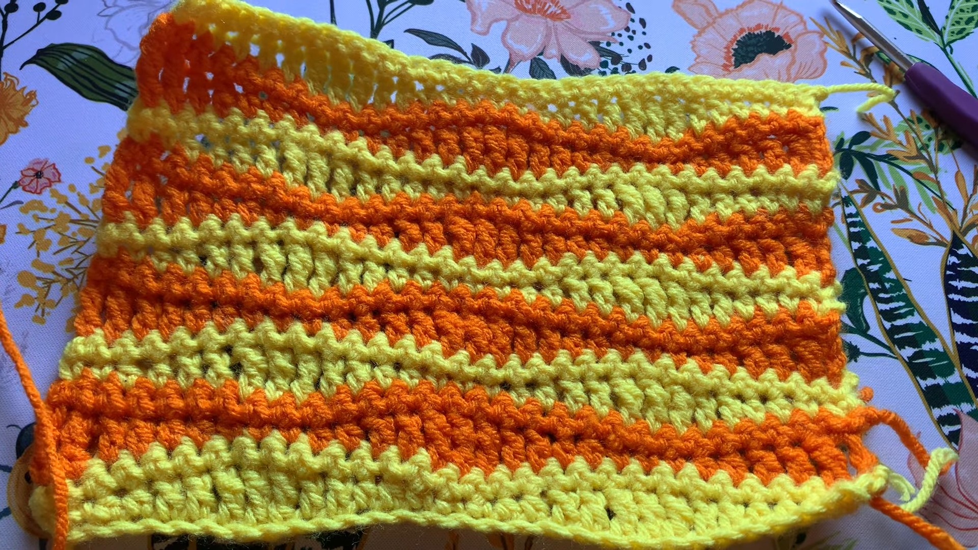 Learn to Crochet the Long Wave Stitch