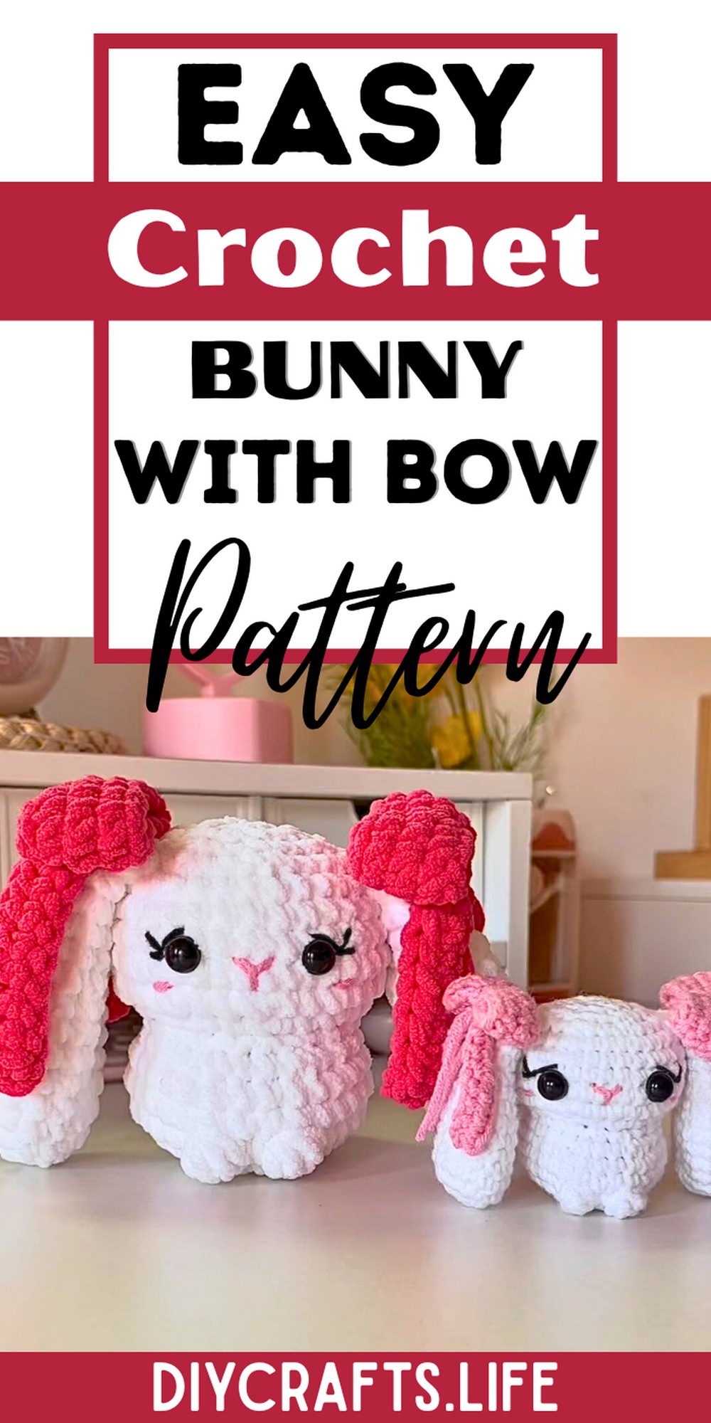 Crochet Bunny with Bow
