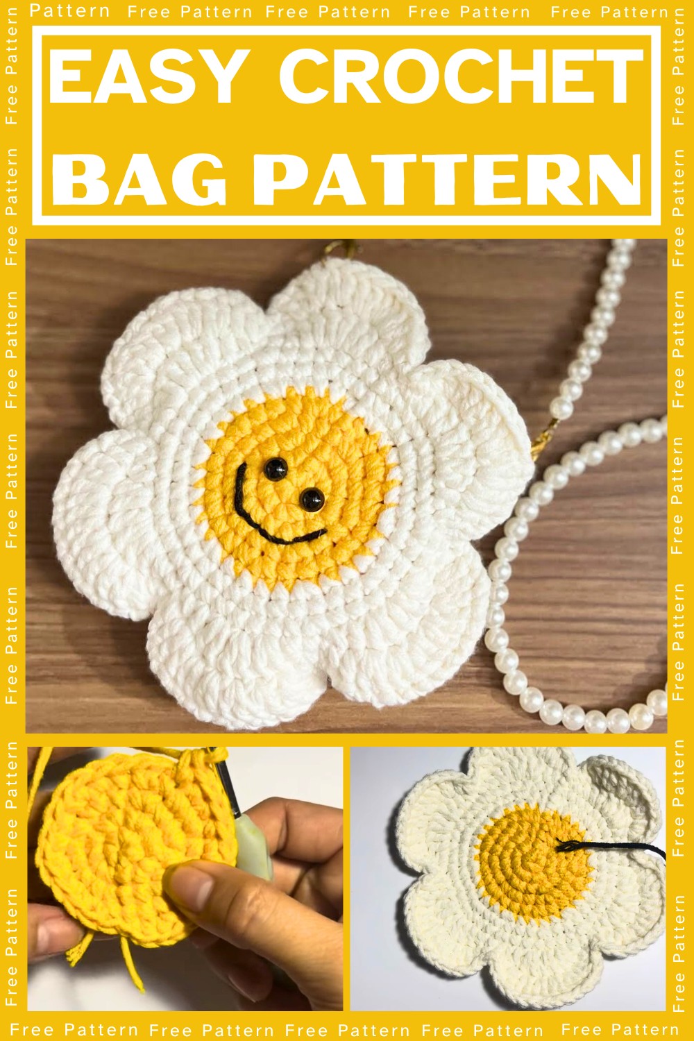 Crochet Smile Bag