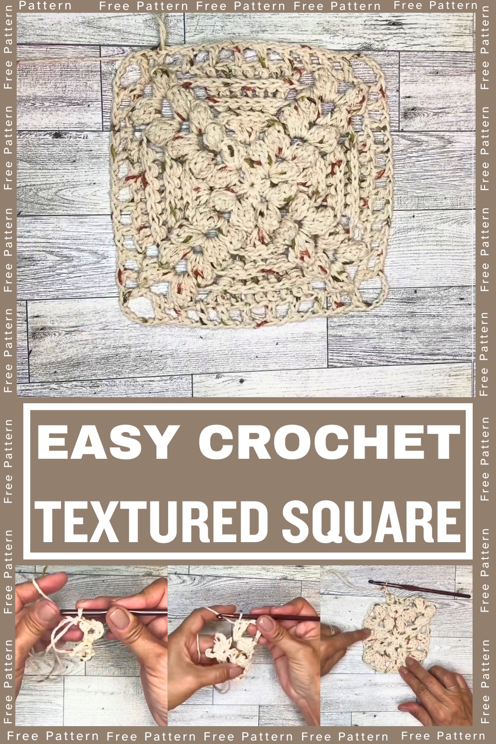 Crochet Textured Square