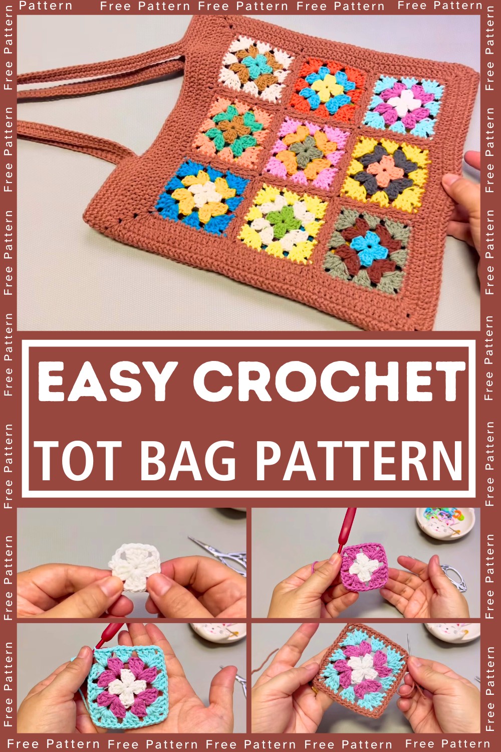 Crochet Tote Bag Pattern