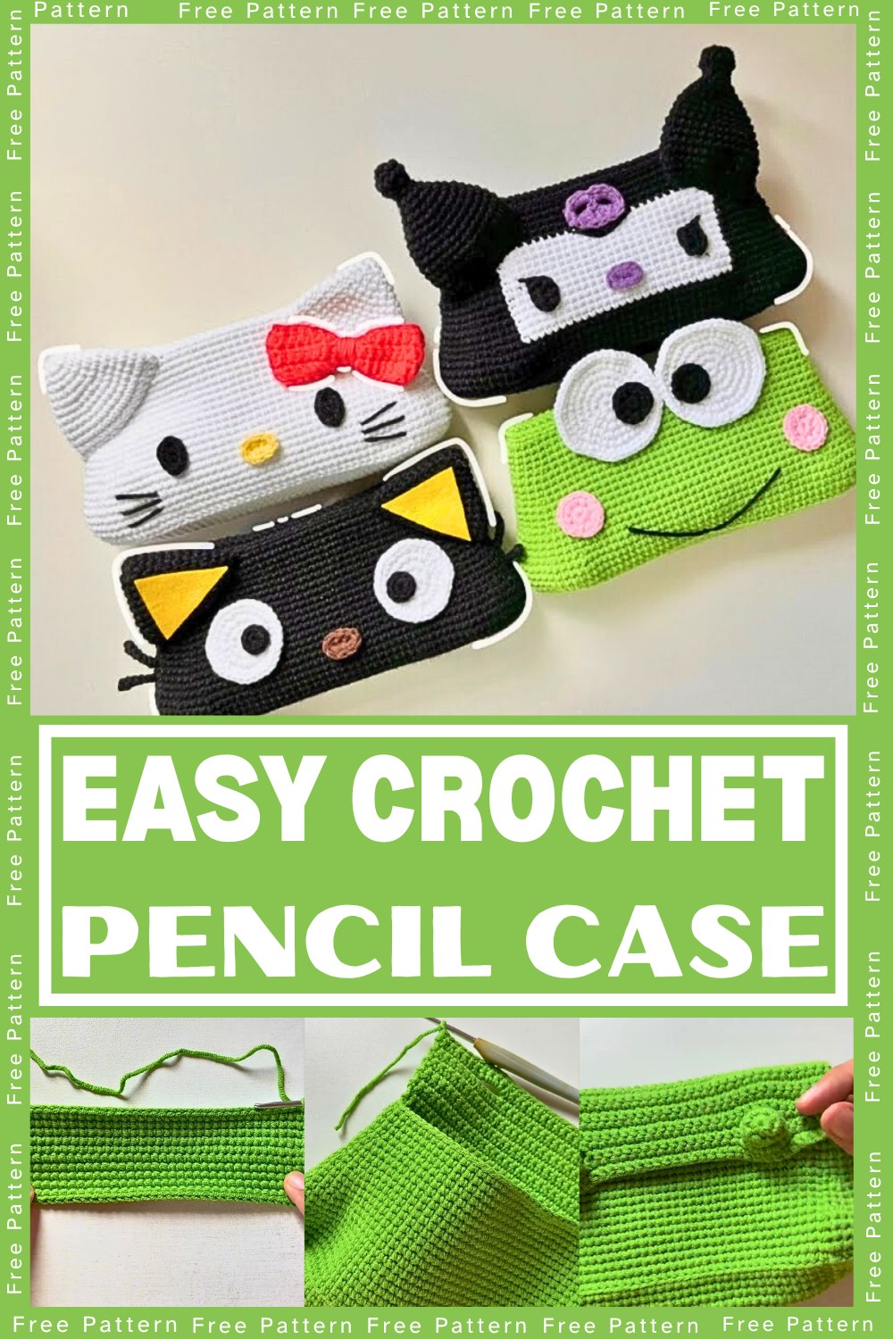 Crochet Your Own Adorable Pencil Case
