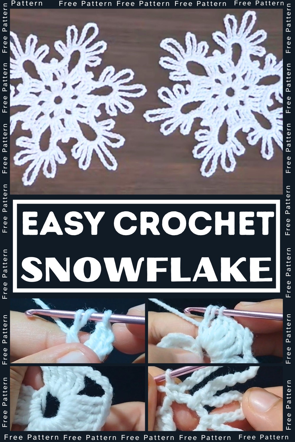 Crochet a Beautiful Snowflake Pattern