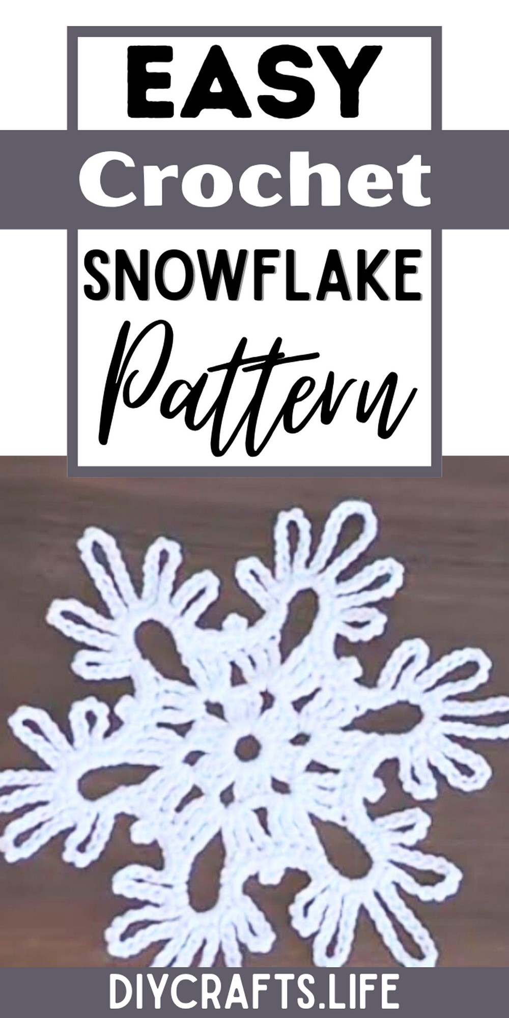 Crochet a Beautiful Snowflake Pattern