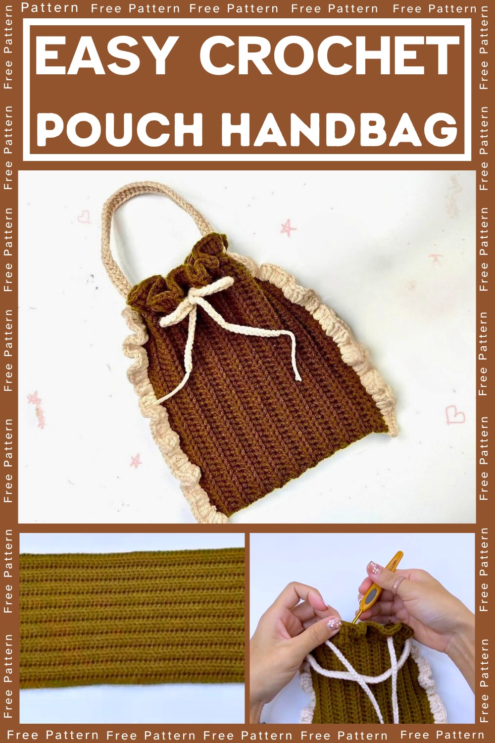 Crochet Pouch Handbag Pattern
