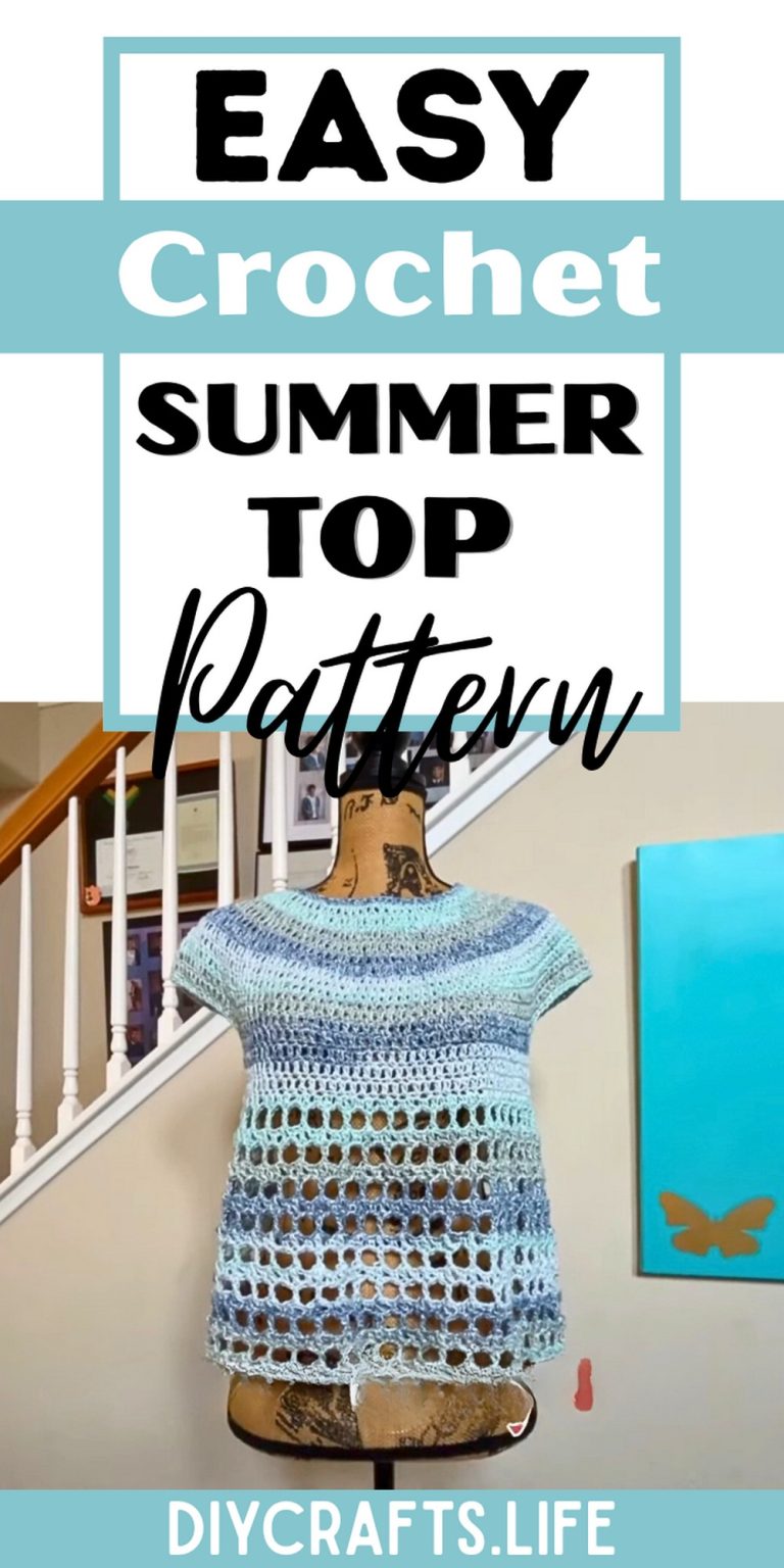 Stylish Crochet Lightweight Summer Top Pattern - DIY Crafts
