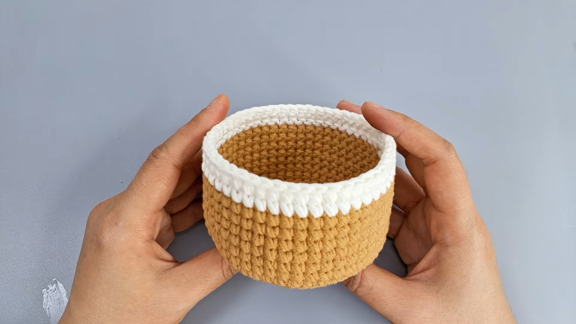 Crochet Bear Basket