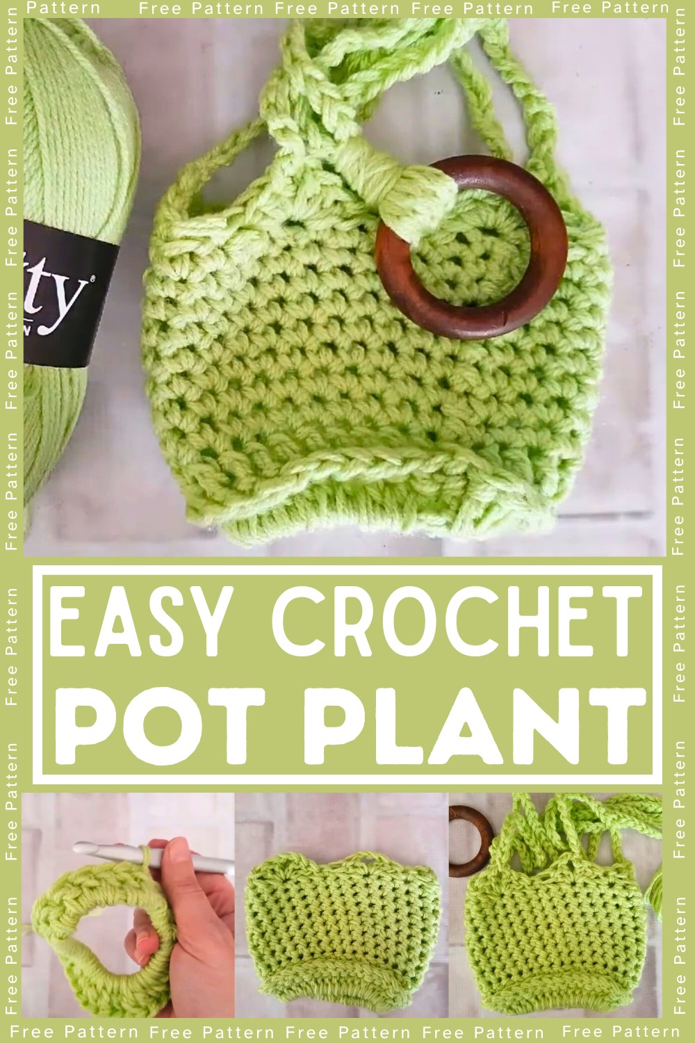 Easy Crochet Hanging Pot Plant Cosy Tutorial