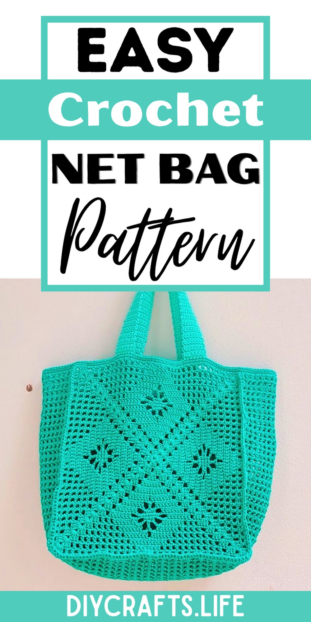 Easy Crochet Net Bag Pattern