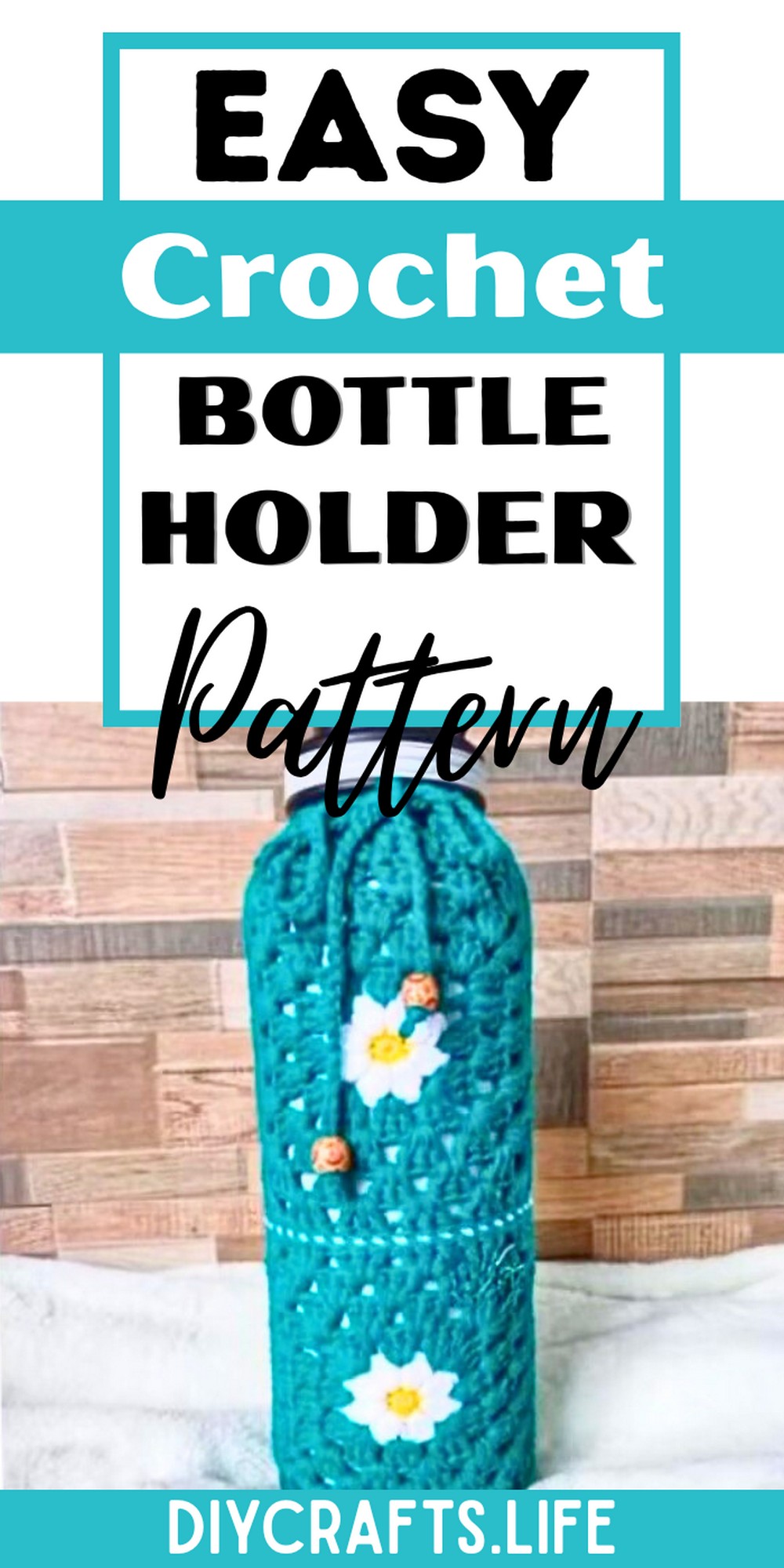 Easy Crochet Water Bottle Holder DIY