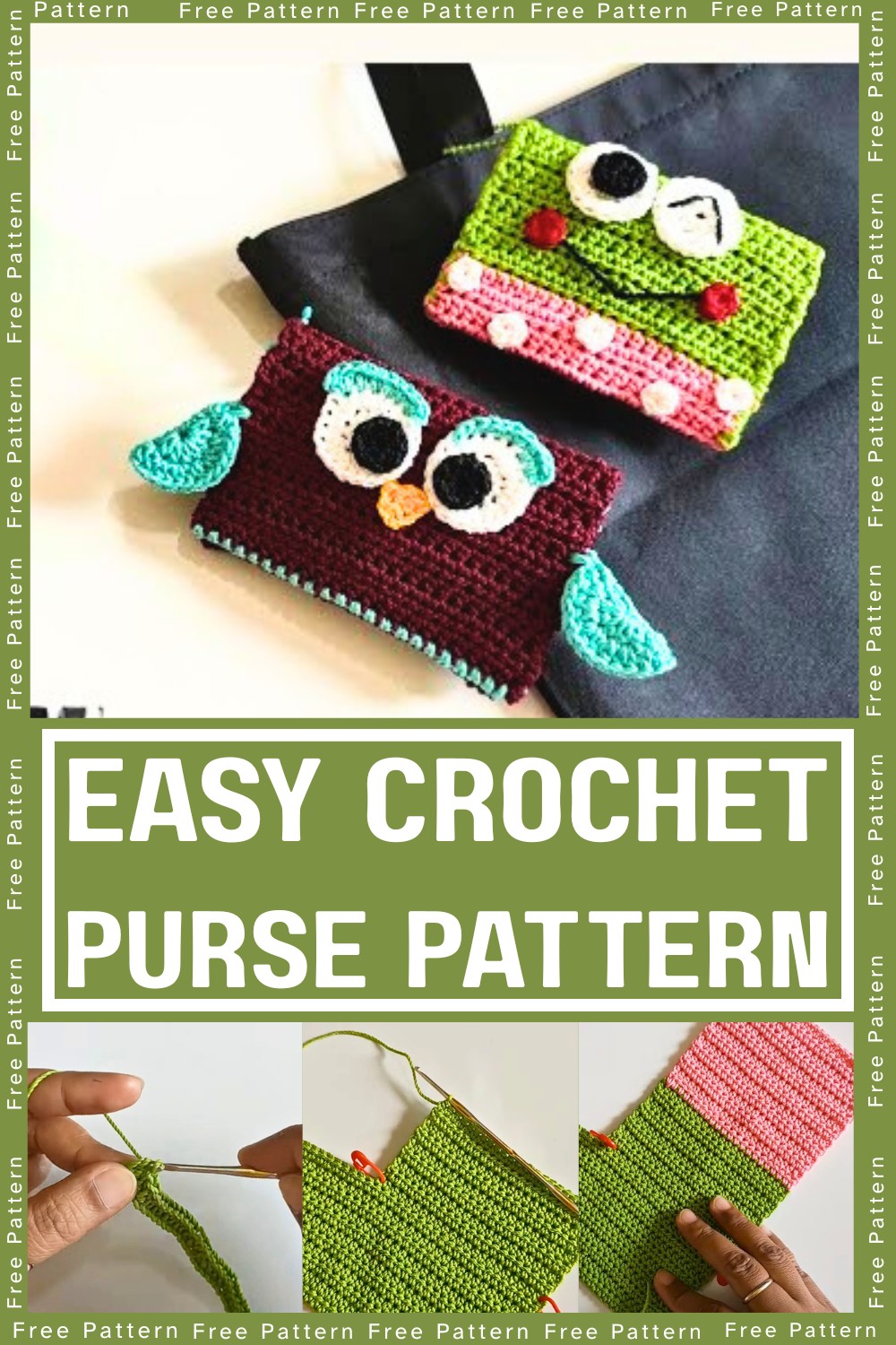 Easy& Stylish Crochet Purse Pattern For Everyone