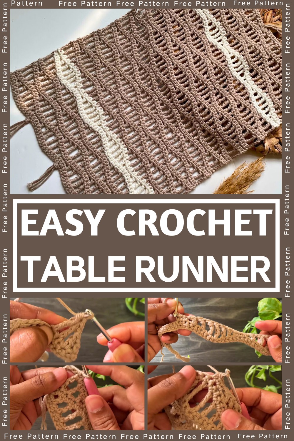 Elegant Crochet Table Runner Pattern