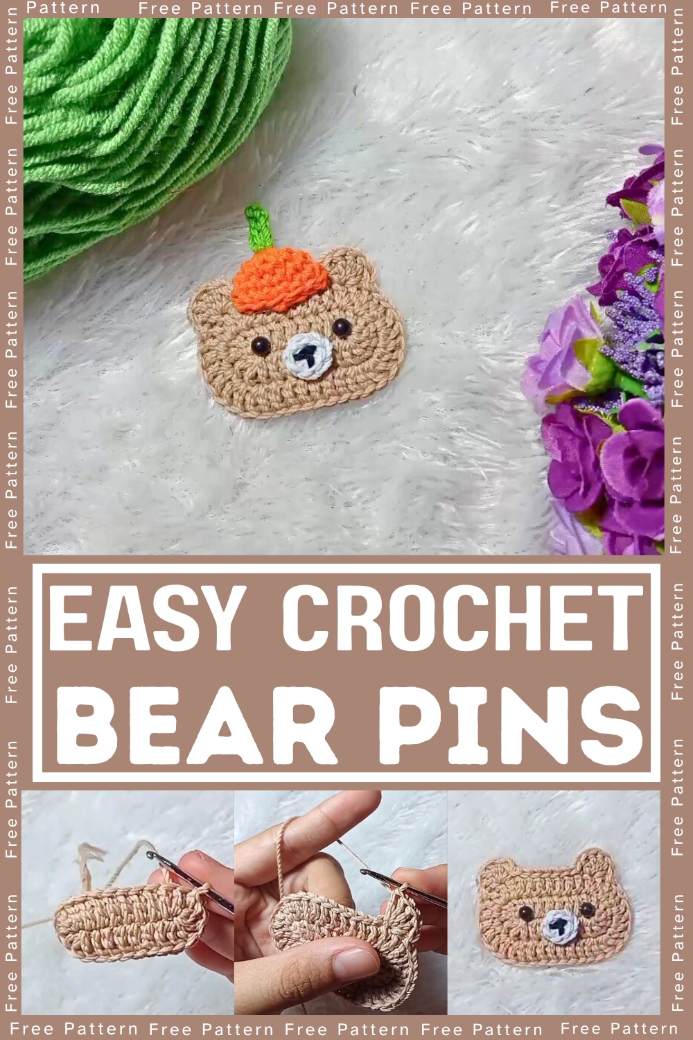 How to Make Adorable Crochet Bear Pins: A Step-by-Step Guide