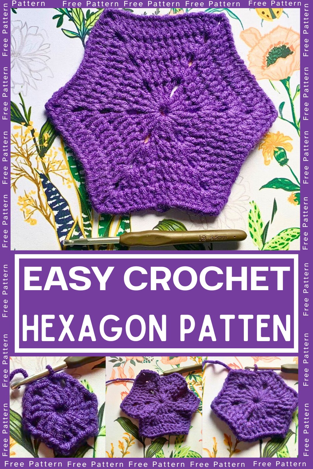 Learn to Crochet a Hexagon With Step-by-Step Guide