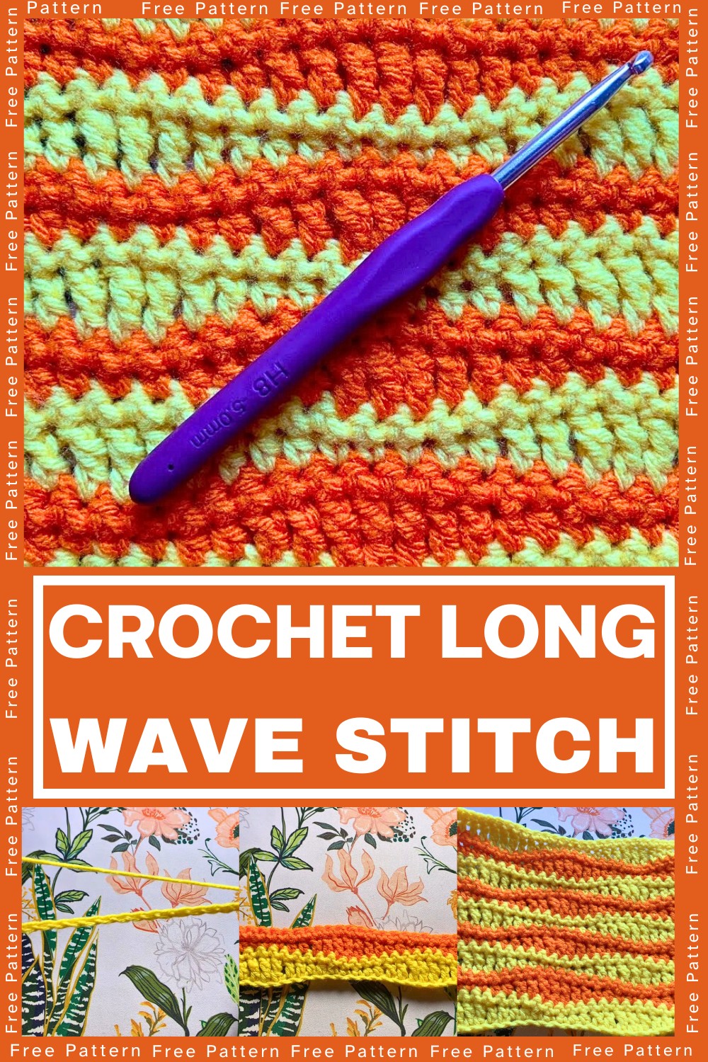 Learn to Crochet the Long Wave Stitch