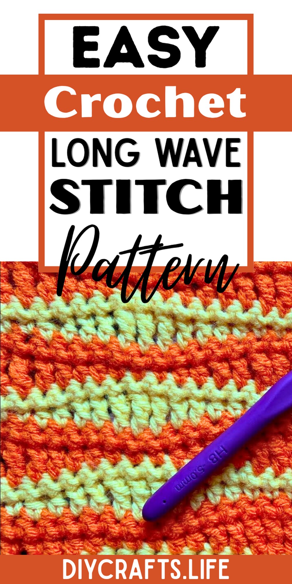 Learn to Crochet the Long Wave Stitch
