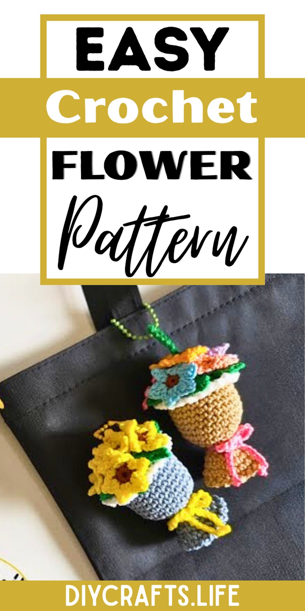 Simple Crochet Flower Design for Beginners