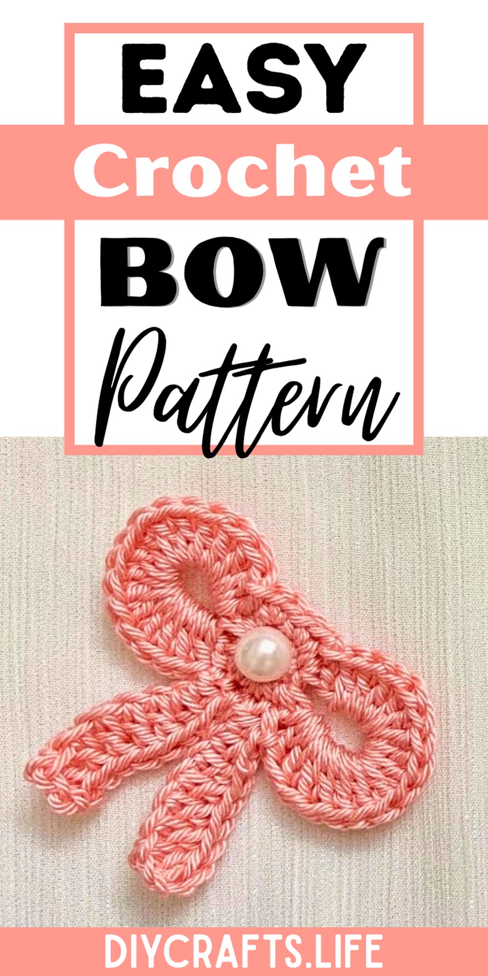 Stylish & Simple Crochet Bow Pattern Tutorial
