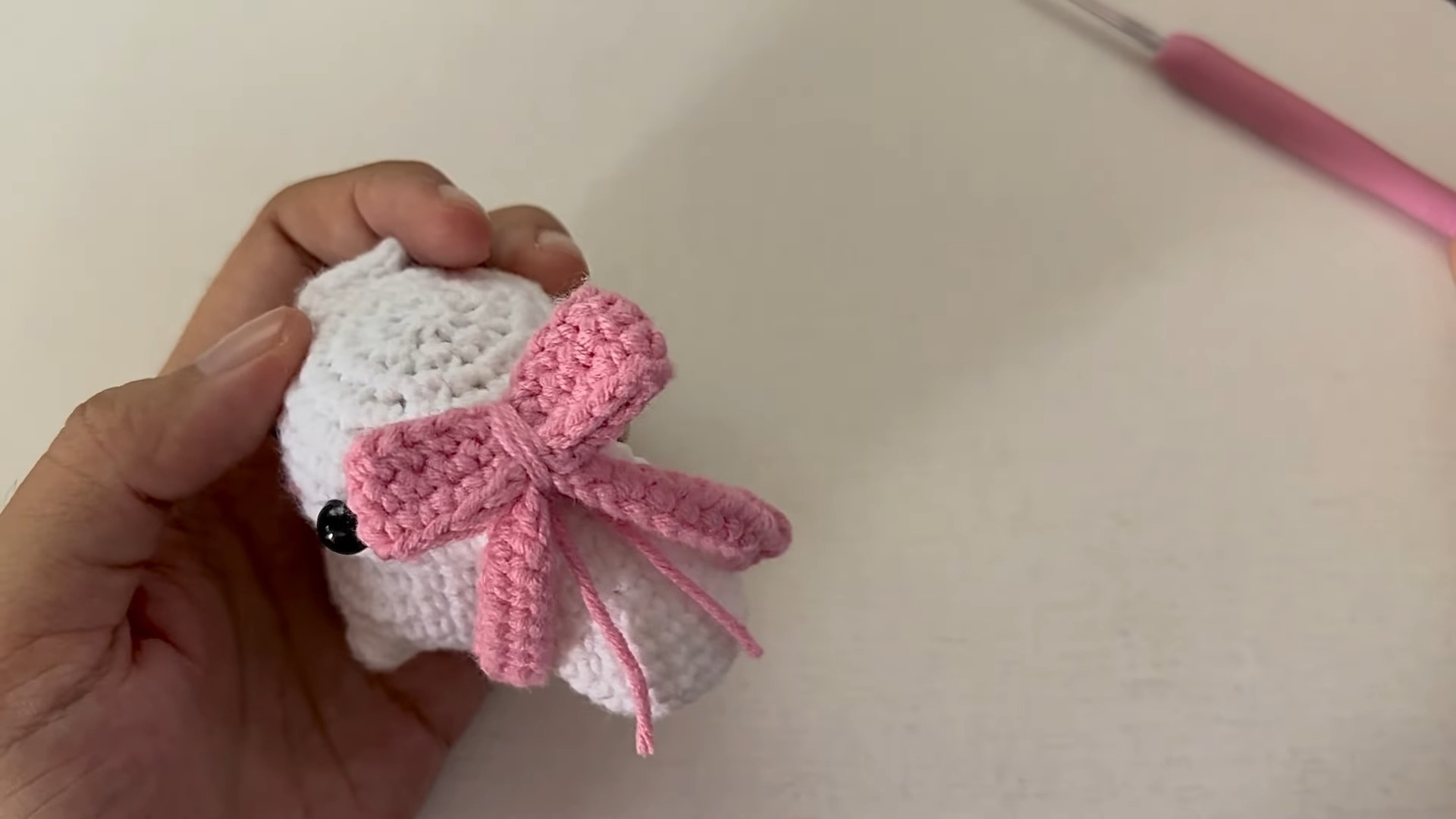 Crochet Bunny with Bow