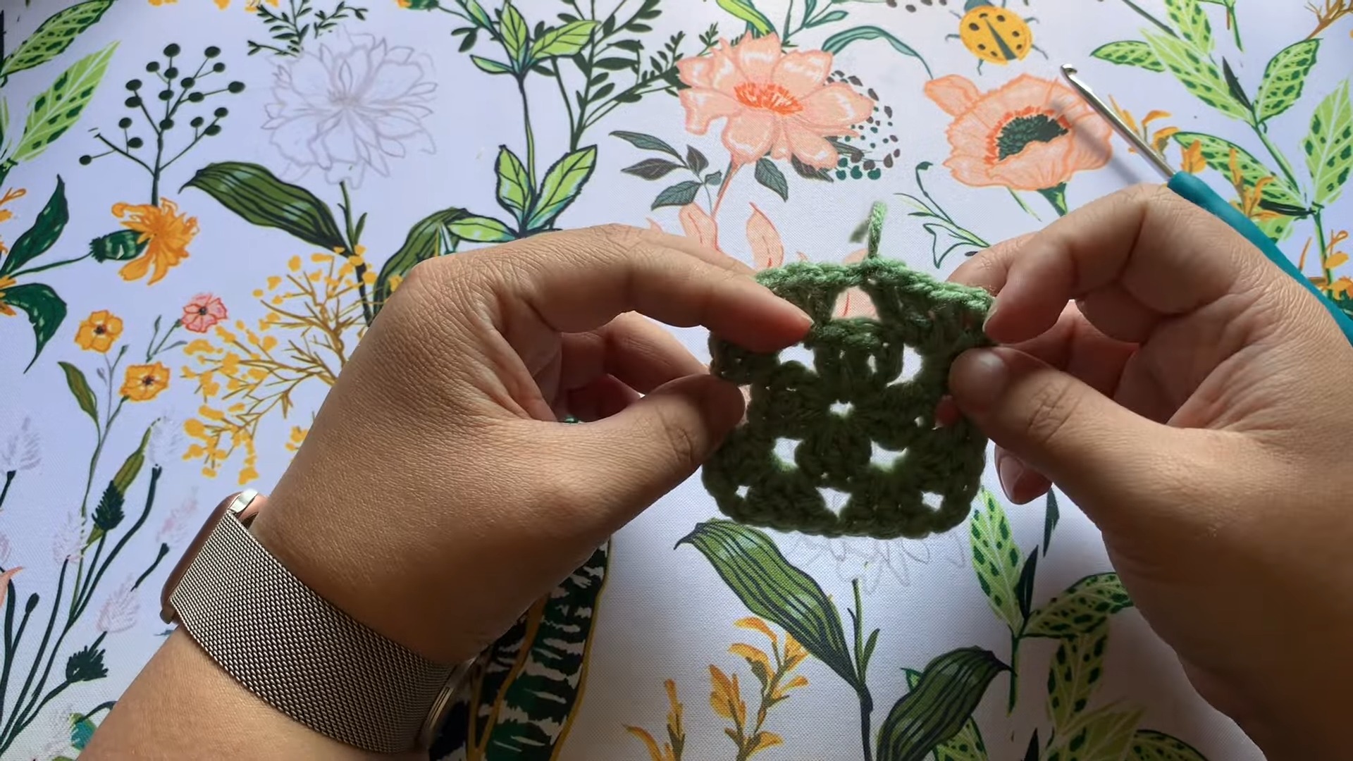 Learn to Crochet a Mitered Granny Square