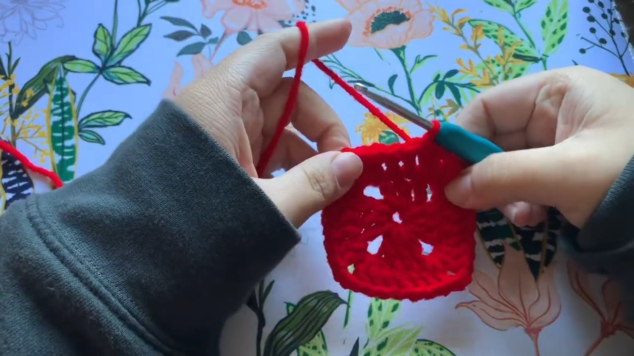 Easy Crochet Granny Heart Pattern