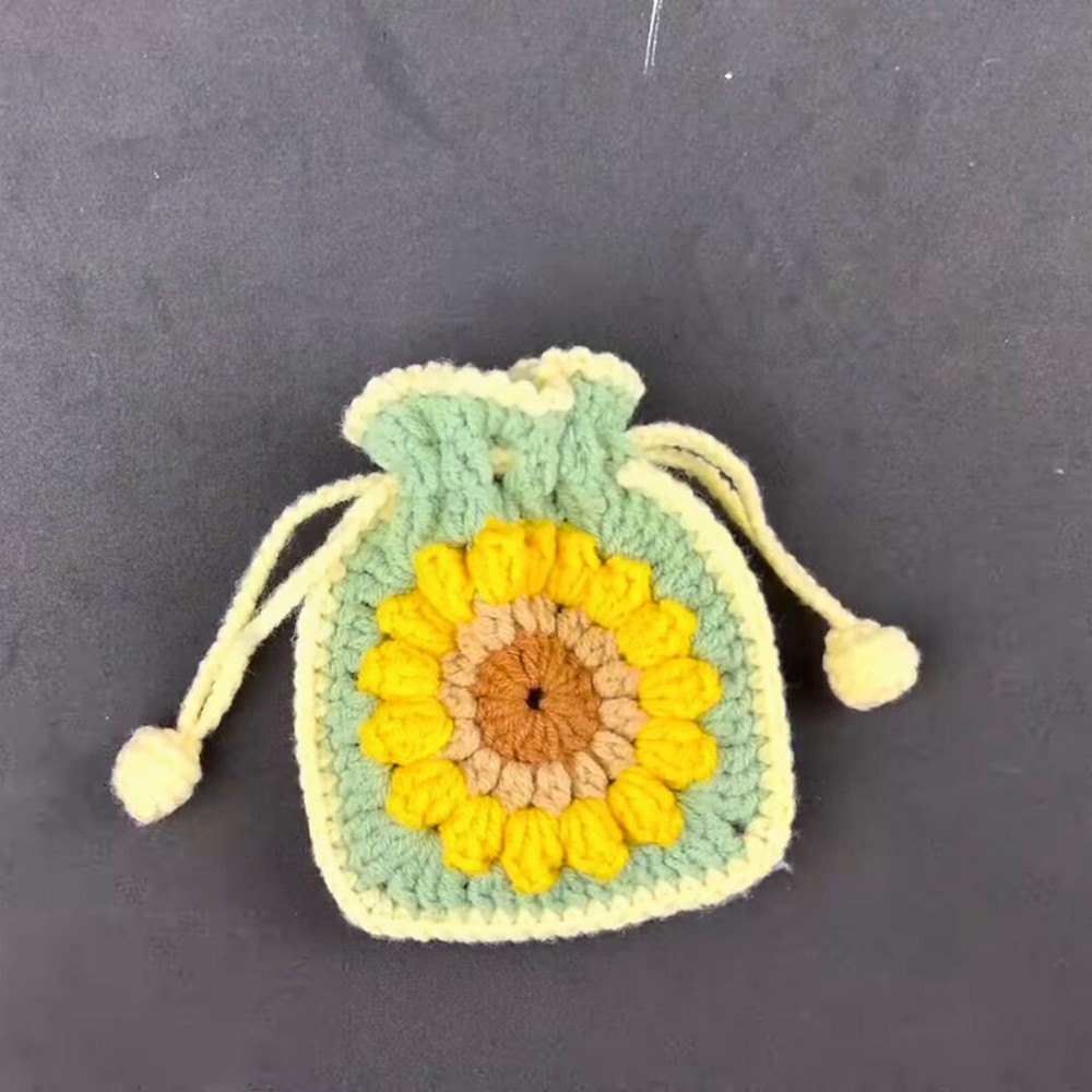 Create a Vibrant Sunflower-Inspired Drawstring Bag