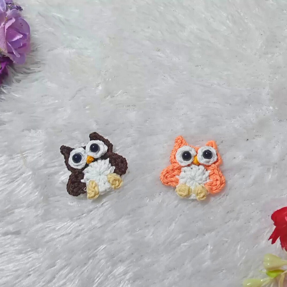 Adorable Crochet Owl Brooch Pattern For Everyone
