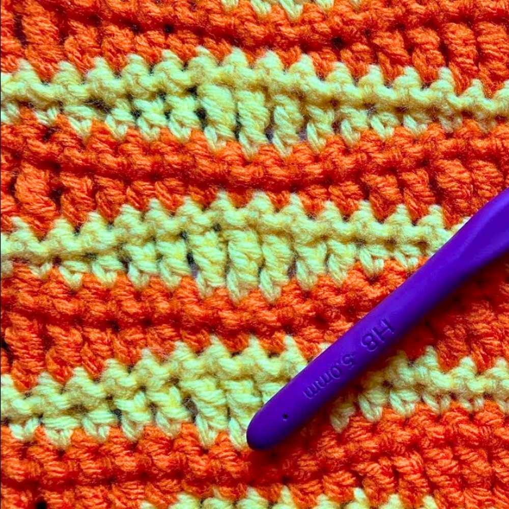 Learn to Crochet the Long Wave Stitch