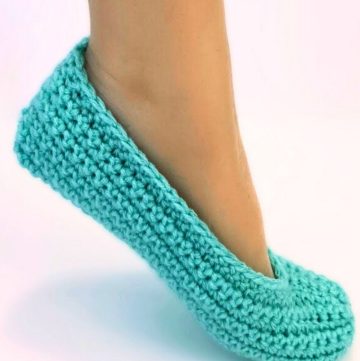 Easy Crochet Slipper Socks