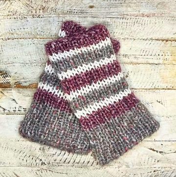 How to Make Beautiful Fingerless Mittens