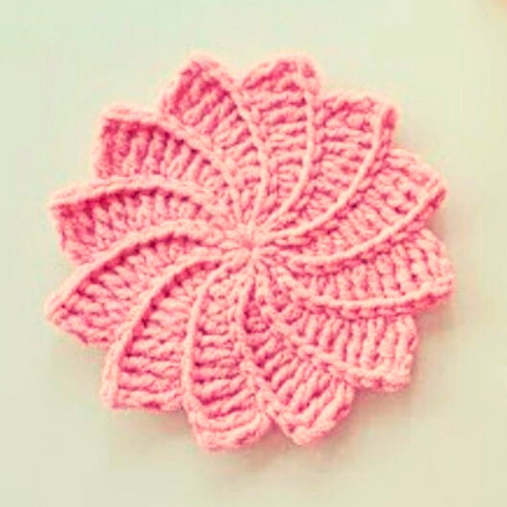 Easy Crochet Coaster Pattern