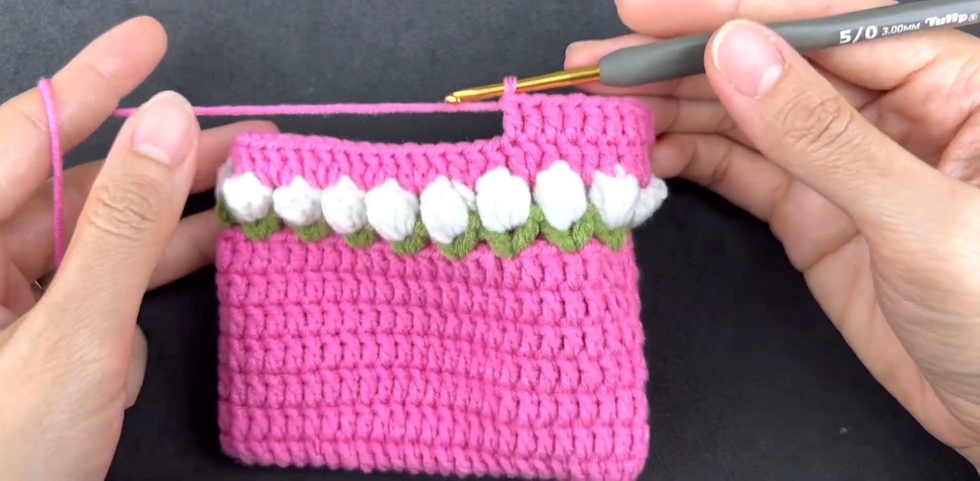 Crochet a Stylish, Functional Drawstring Bag Pattern