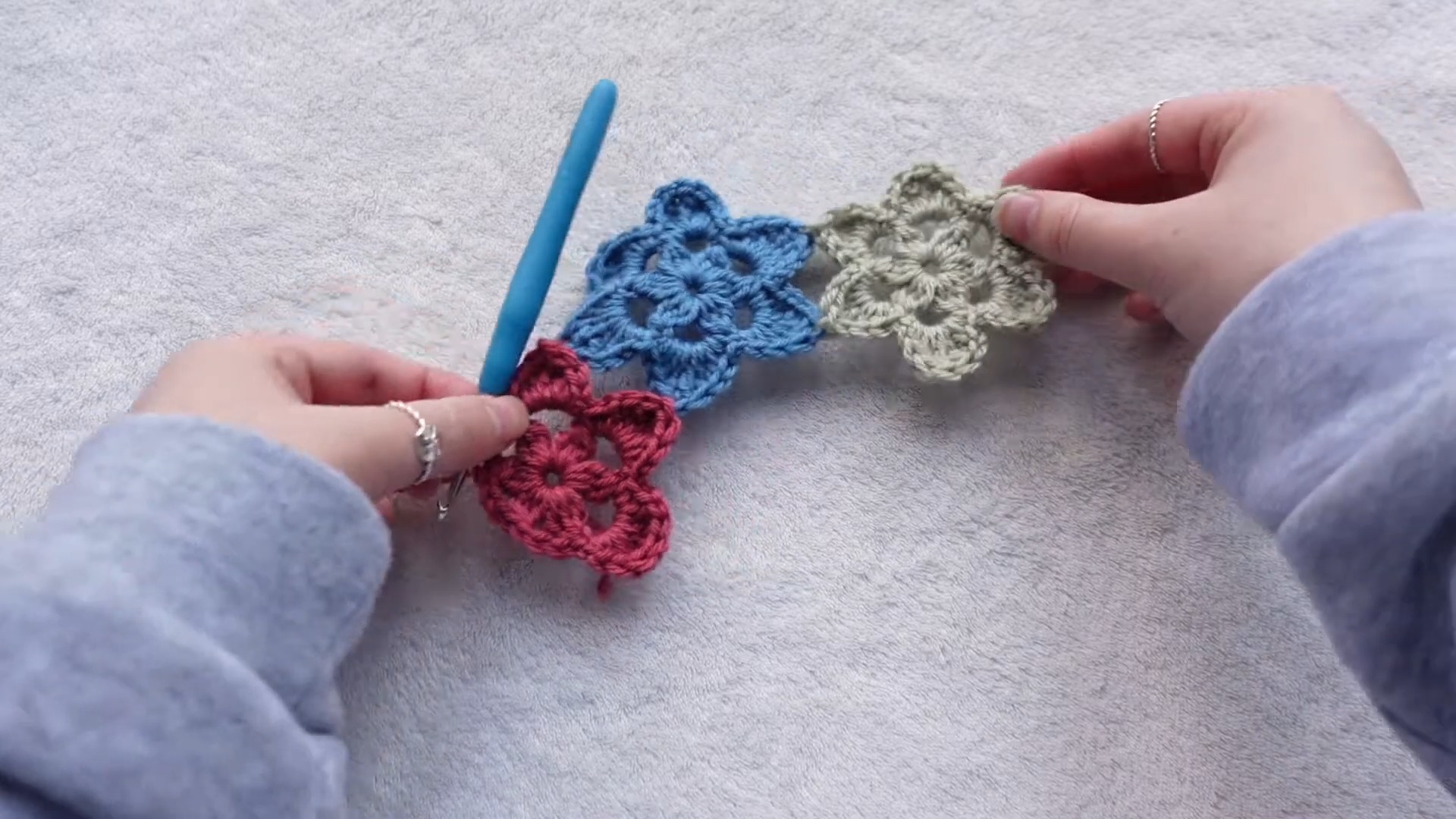 Easy Crochet Mood Flower