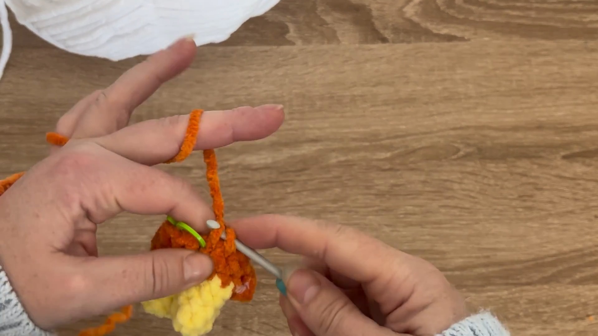 Easy Crochet Candy Corn Buddy Keychain Tutorial