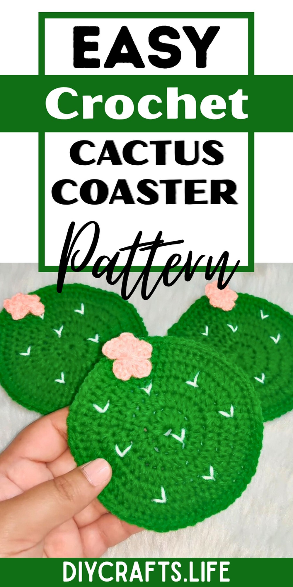 Beginner's Guide to Crochet Cactus Coaster Pattern