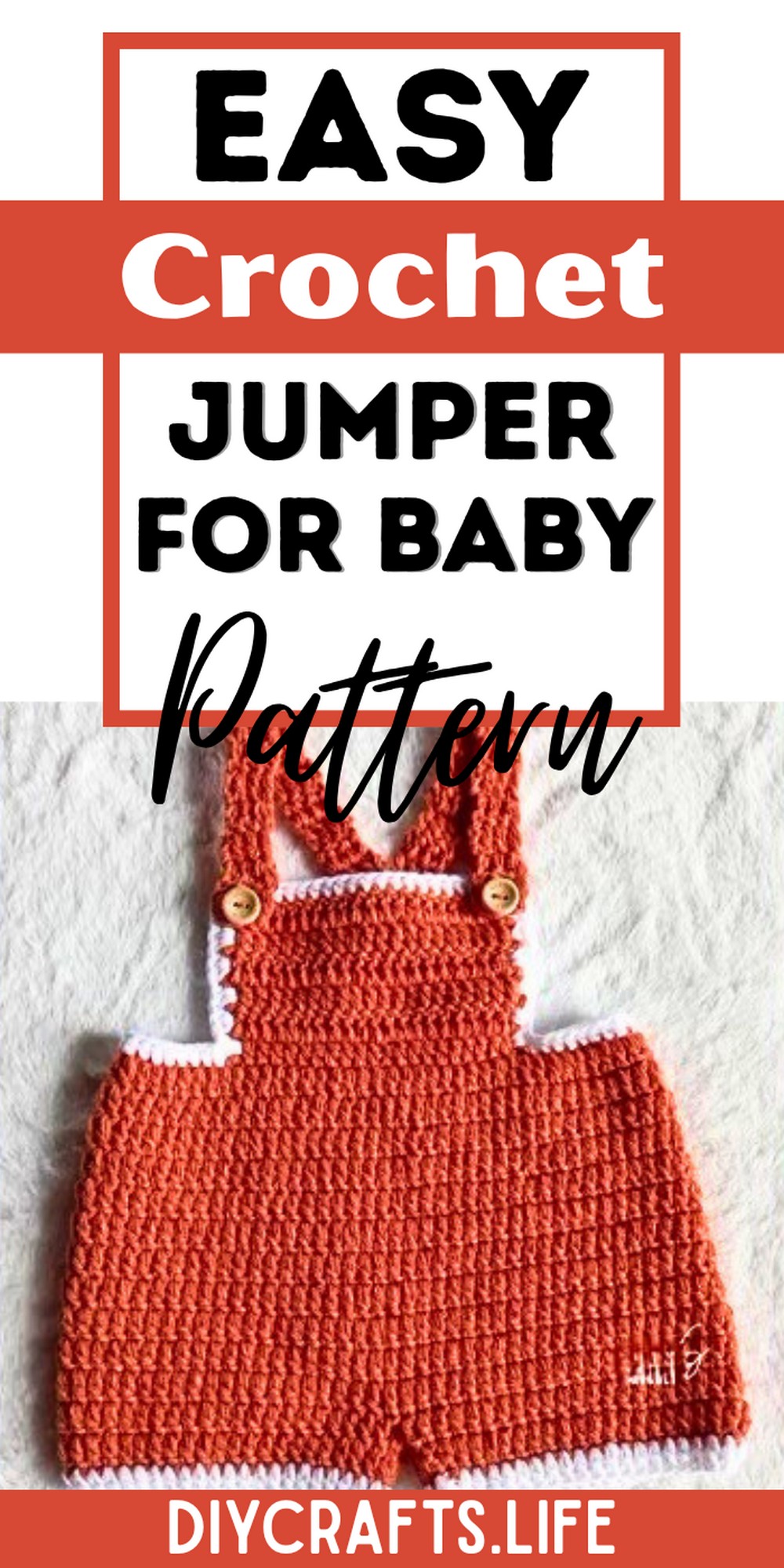 Crochet Jumper for Baby (0-3 Months)