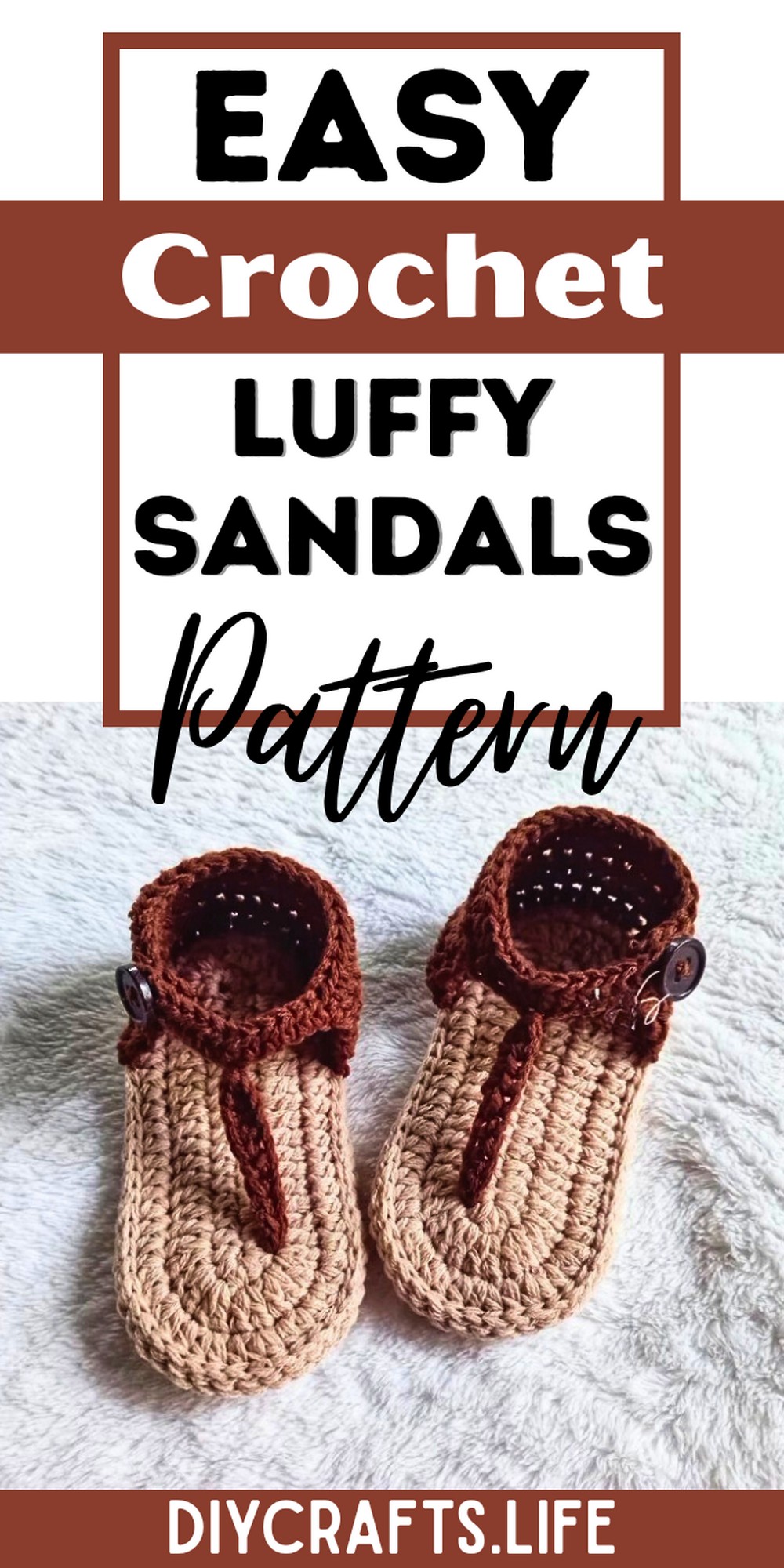 Crochet Luffy Sandals