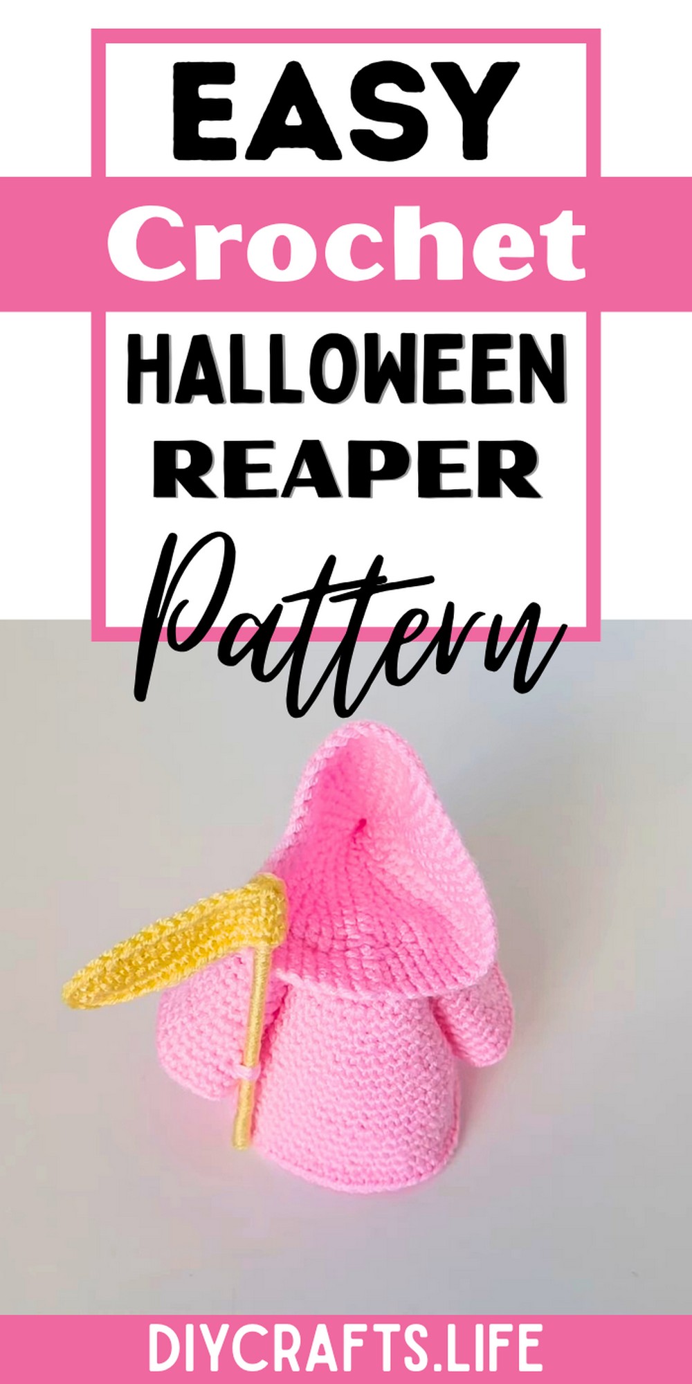 Crochet a Spooky Halloween Reaper – Fun and Functional