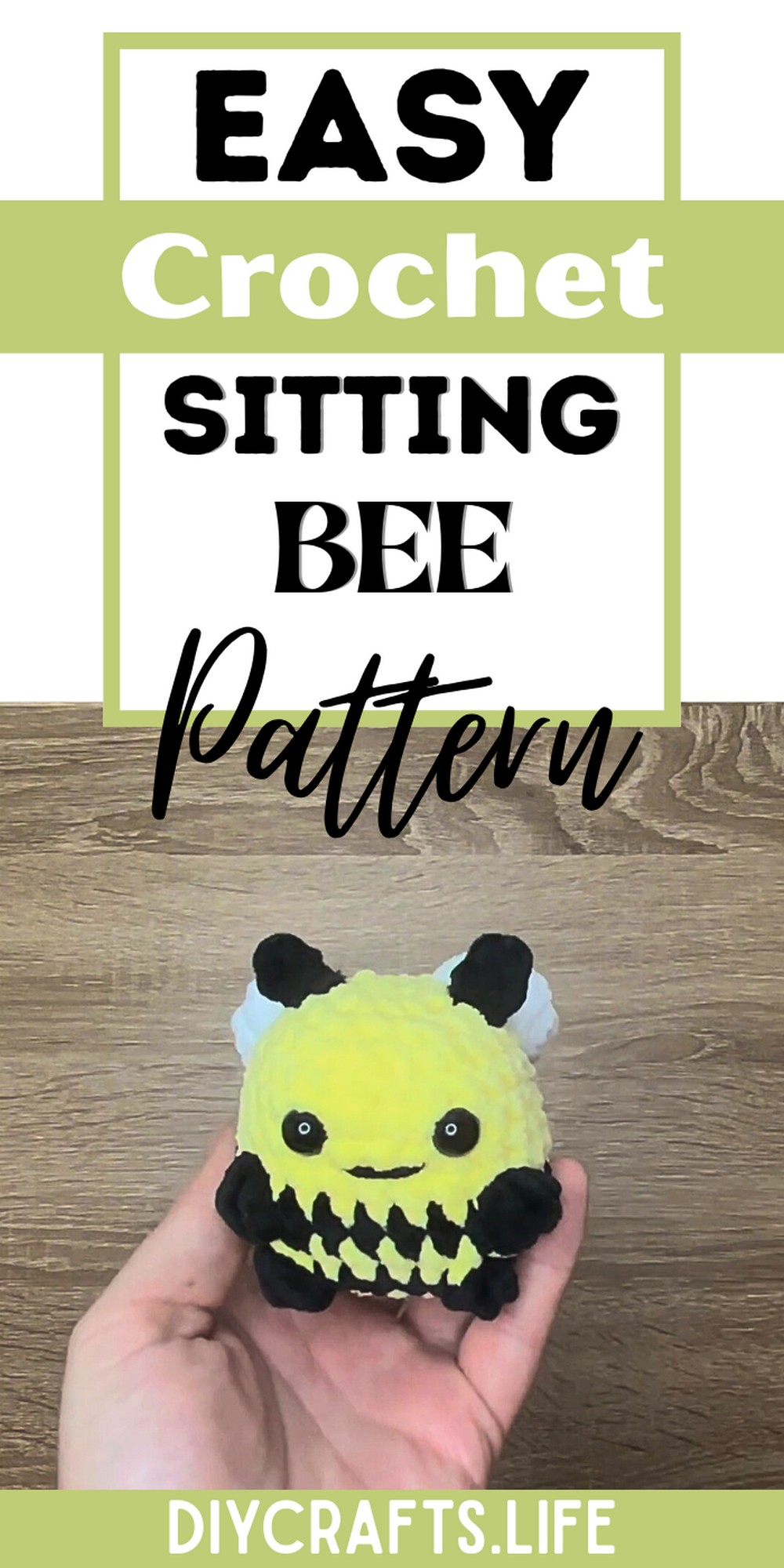 Cute and Versatile Crochet Sitting Bee Pattern