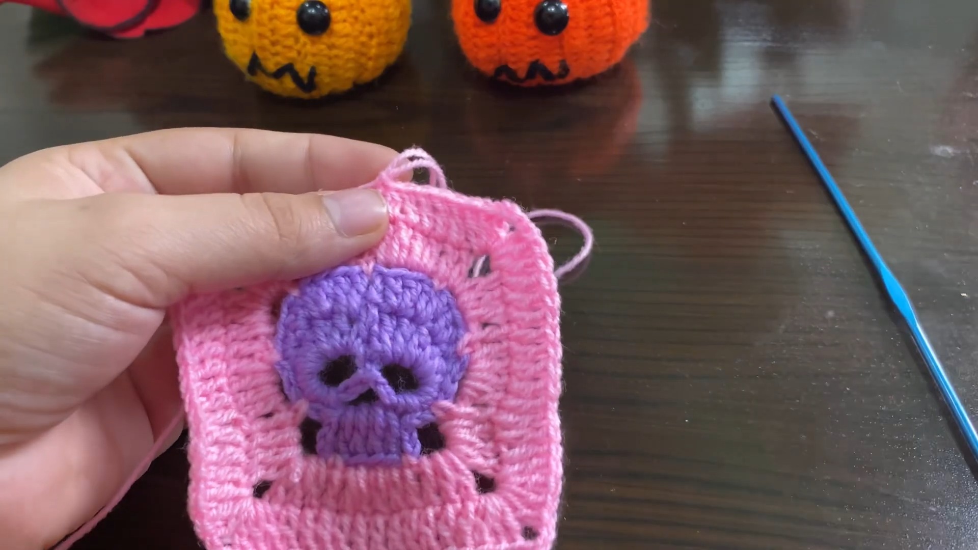 Crochet a Spooky Halloween Granny Square For Verstile Design